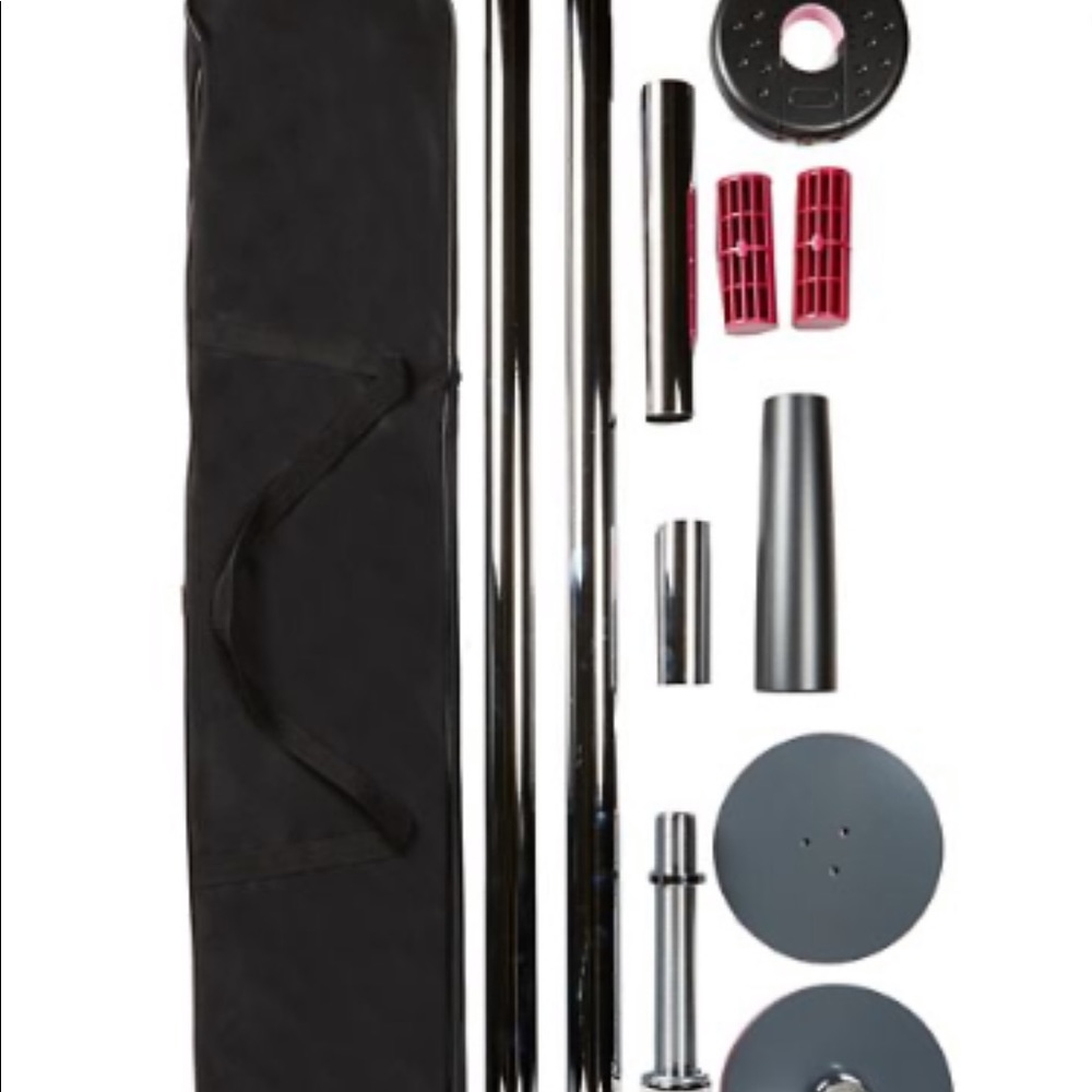 Light up led spinning dance pole